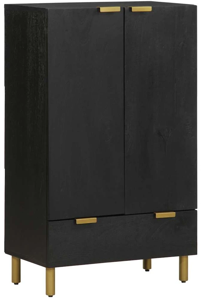 Highboard Juodas 60x33x100 cm Engineered Wood