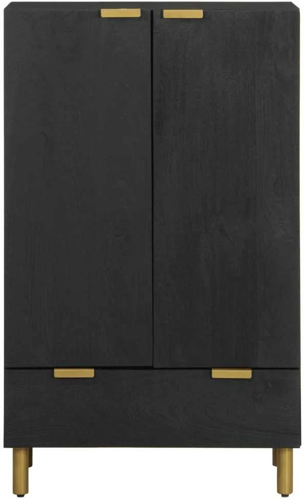 Highboard Juodas 60x33x100 cm Engineered Wood