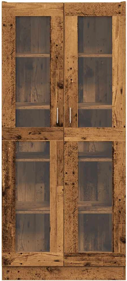 Highboard Old Wood 82,5x30,5x185 cm Engineered Wood