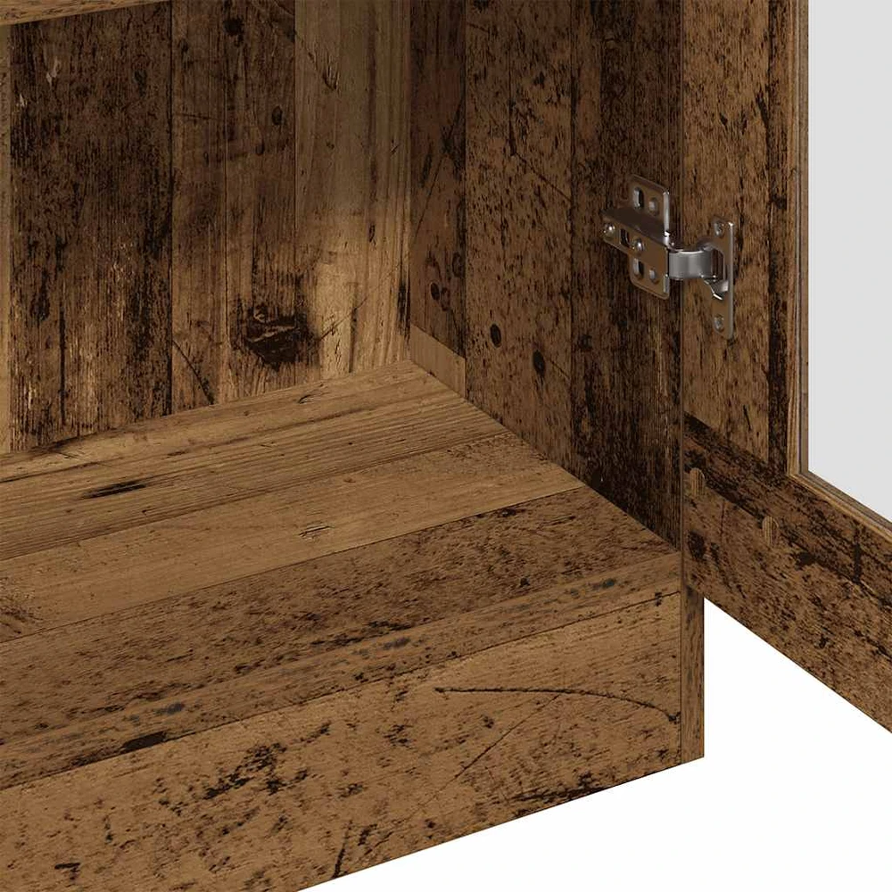 Highboard Old Wood 82,5x30,5x185 cm Engineered Wood