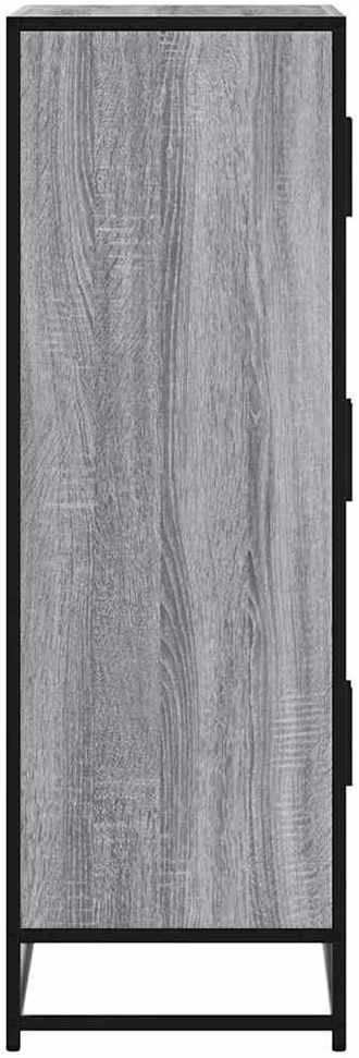Highboard Pilka Sonoma Inžinerinė mediena ir metalas