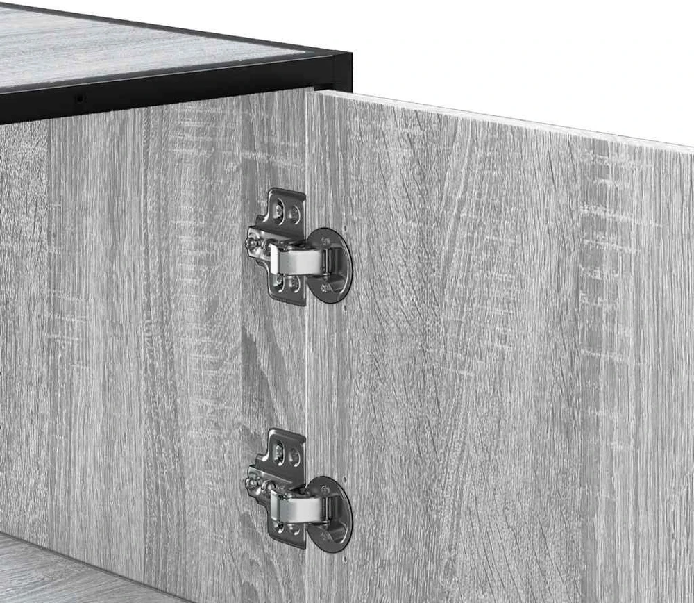 Highboard Pilka Sonoma Inžinerinė mediena ir metalas