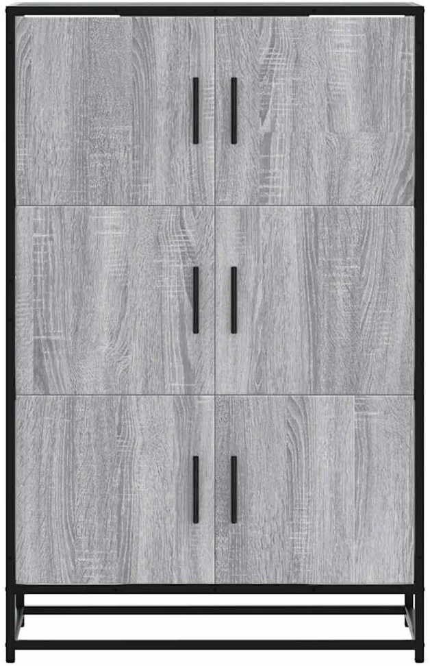 Highboard Pilka Sonoma Inžinerinė mediena ir metalas