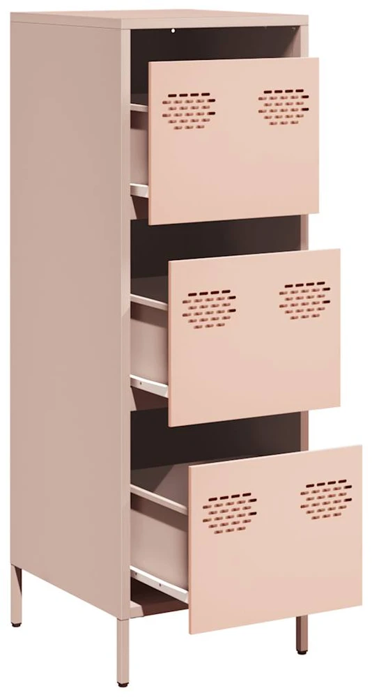 Highboard Rožinė 39x35x103,5 cm Plienas