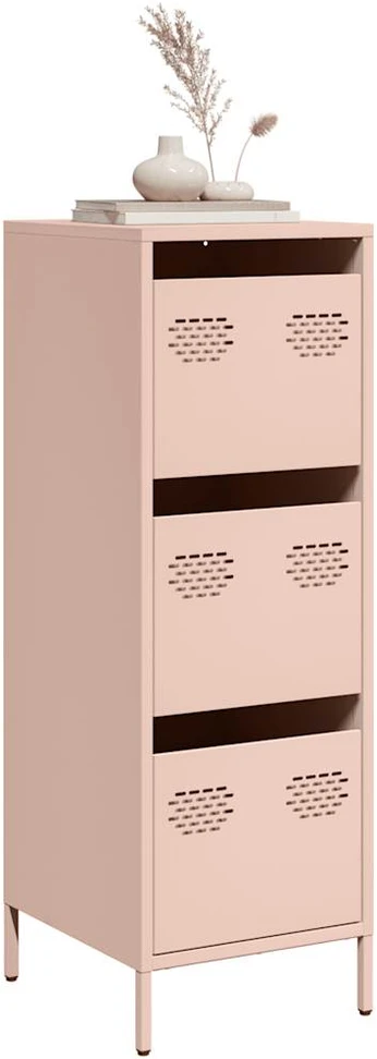 Highboard Rožinė 39x35x103,5 cm Plienas