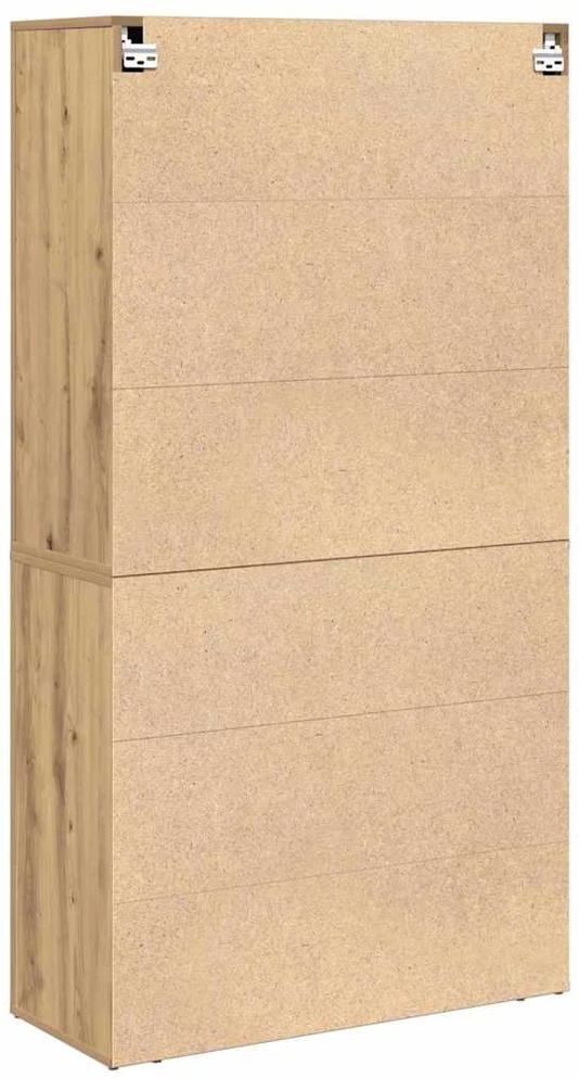 Highboardas artisano ąžuolo 80 x 33 x 150 cm Apdirbta mediena