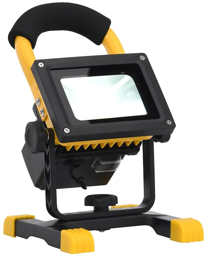 Įkraunamas LED šviestuvas su rankena, šaltas baltas, 30W