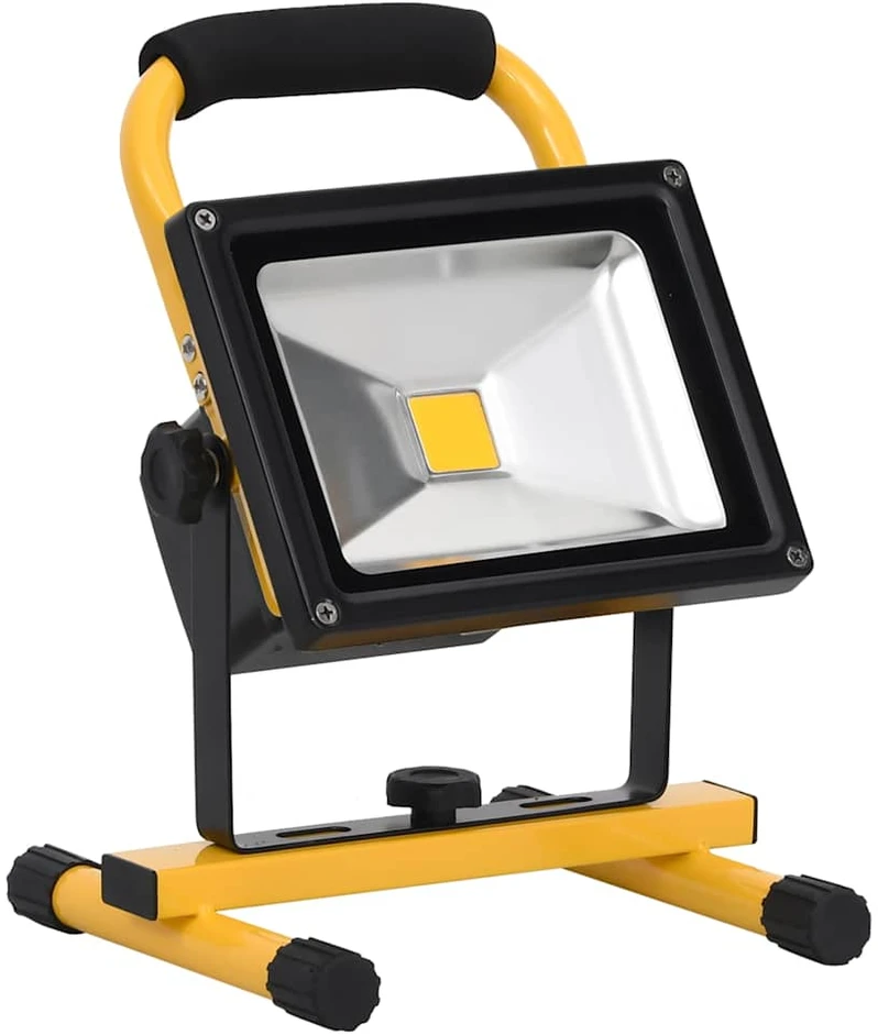 Įkraunamas LED šviestuvas su rankena, šaltas baltas, 30W