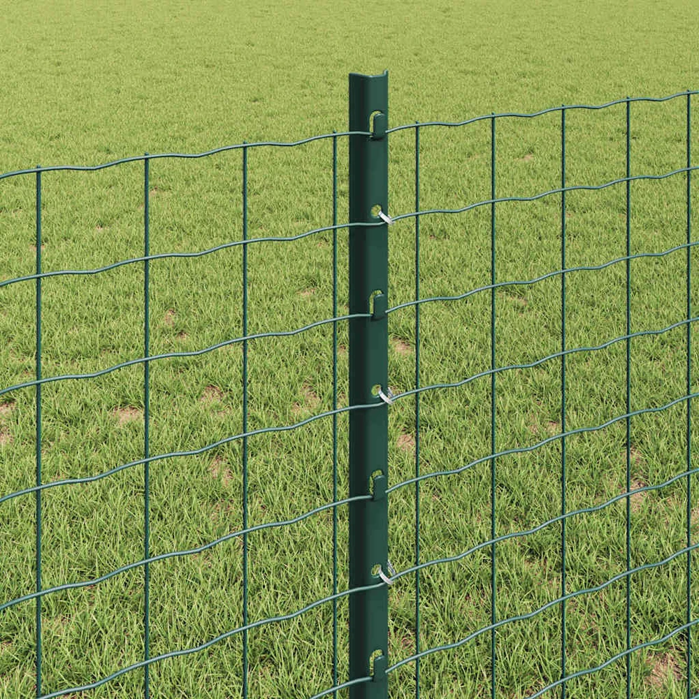 Įmontuotas tvoros stulpas 5 vnt. Žalia 120 cm