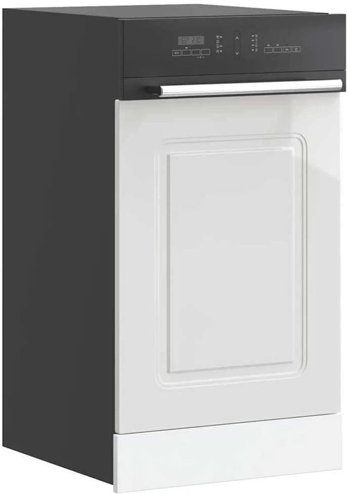 indaplovės skydelis Kalmar Blizgus baltas 45x1,5x57 cm