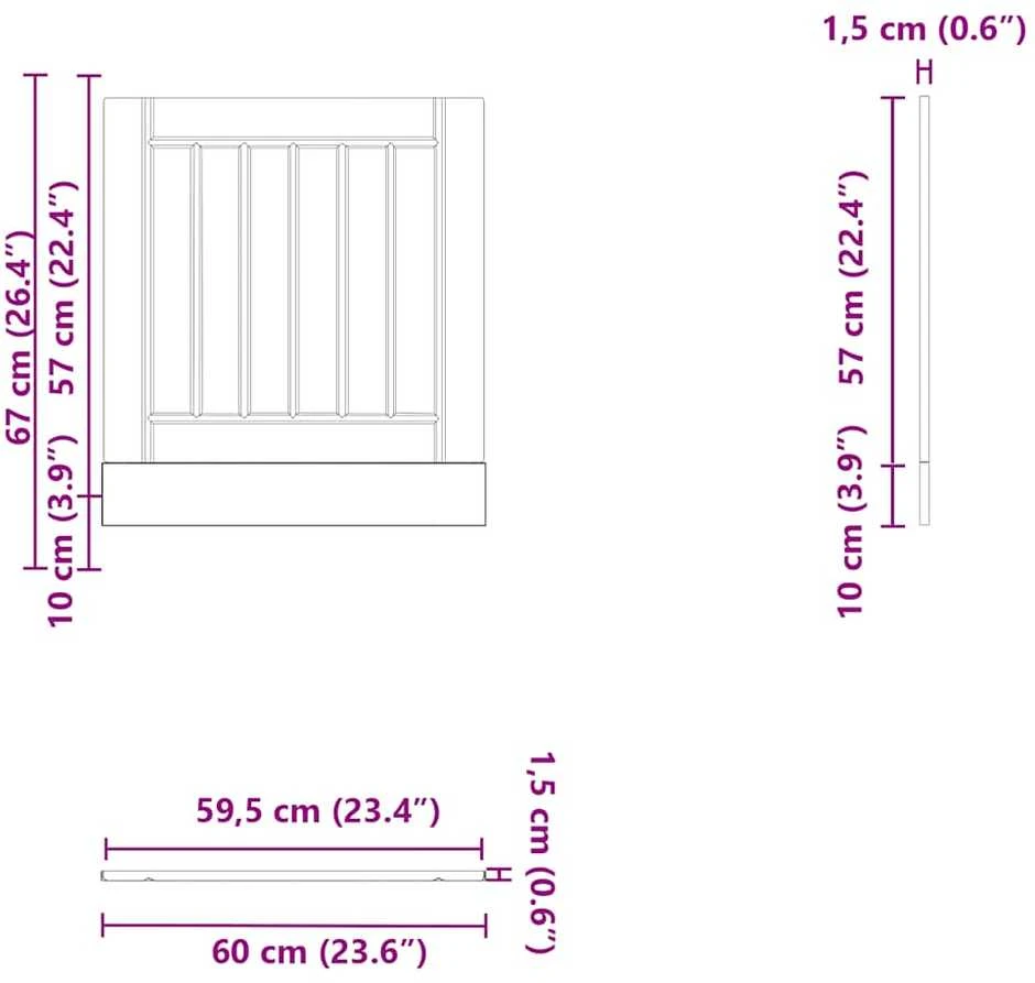 indaplovės skydelis Lucca Artisan Oak Engineered Wood