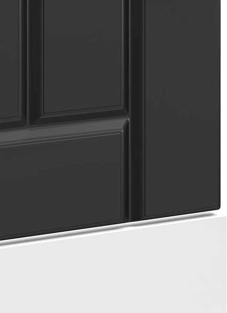 indaplovės skydelis Lucca Juodas Engineered Wood