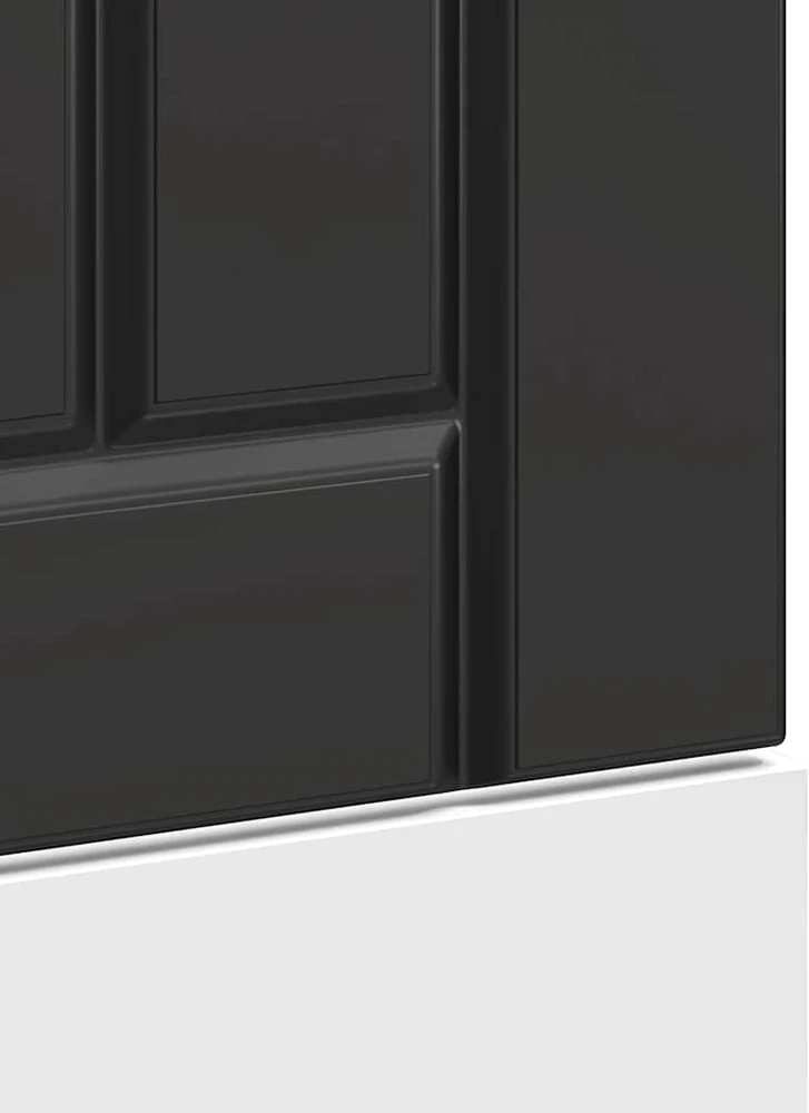 indaplovės skydelis Lucca Juodas Engineered Wood