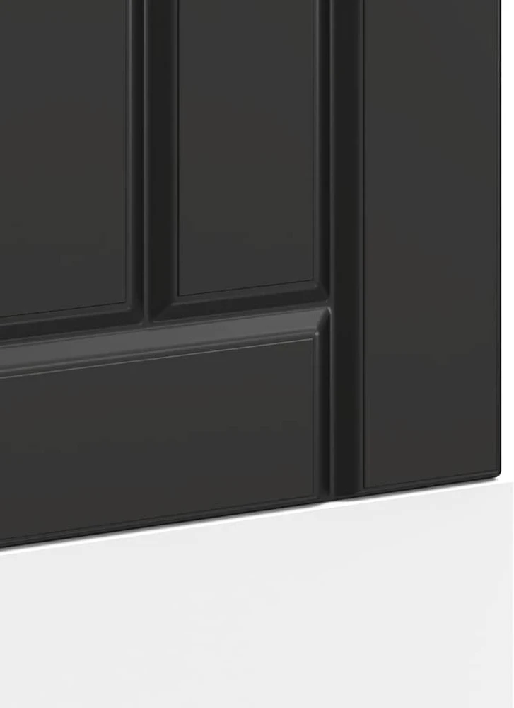 indaplovės skydelis Lucca Juodas Engineered Wood