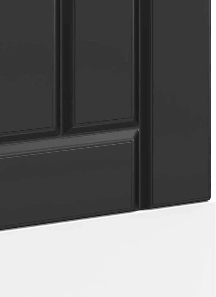indaplovės skydelis Lucca Juodas Engineered Wood