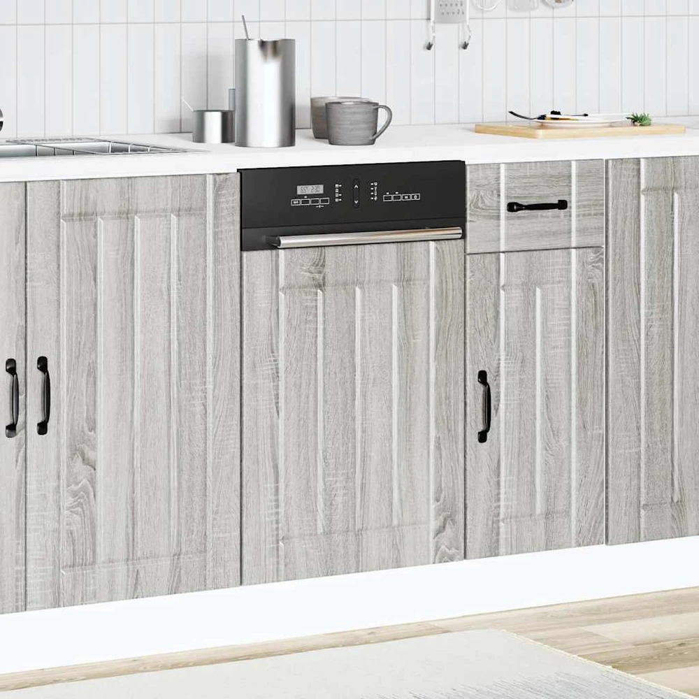 indaplovės skydelis Lucca Pilka Sonoma Engineered Wood