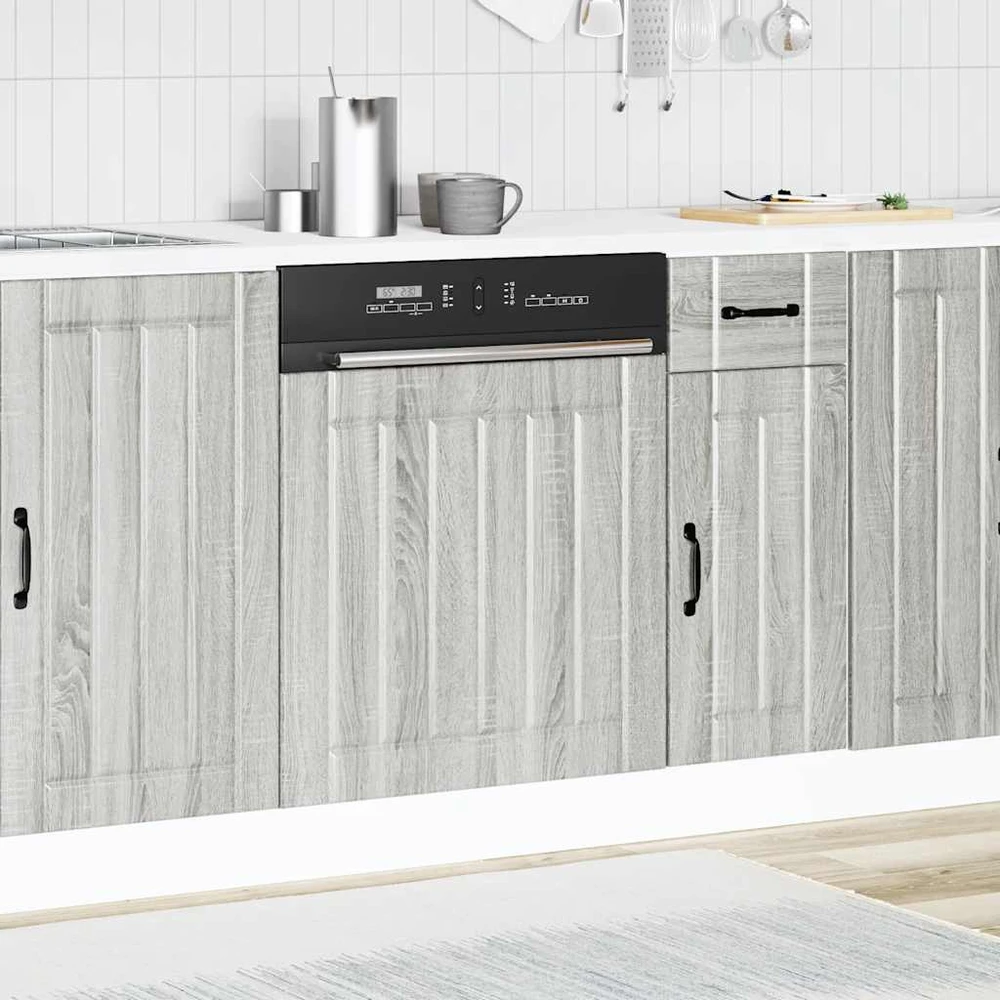 indaplovės skydelis Lucca Pilka Sonoma Engineered Wood