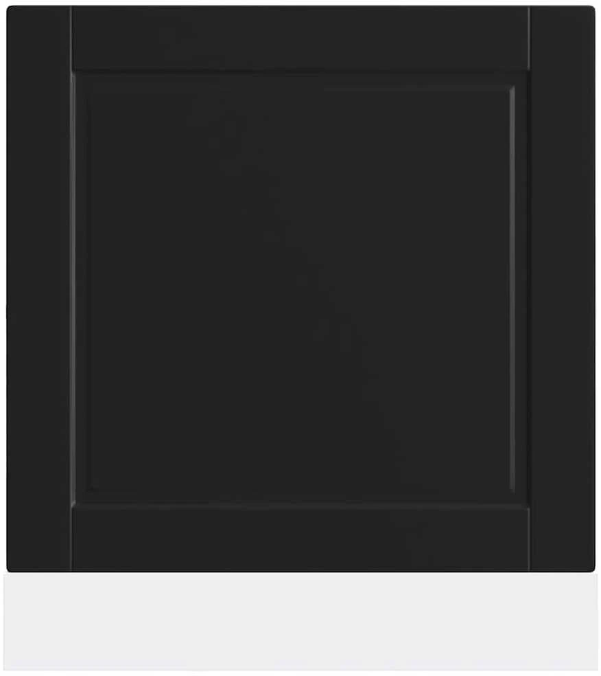 Indaplovės skydelis, Porto, juoda, 60x1,5x57cm, mediena