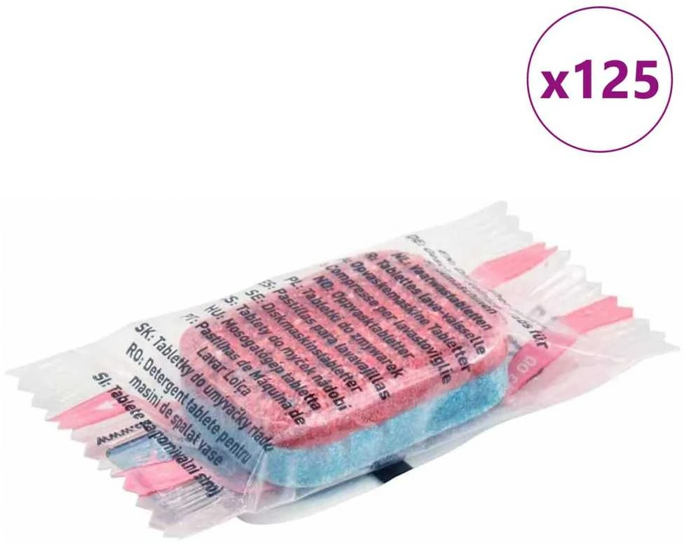 Indaplovės tabletės 125 pcs