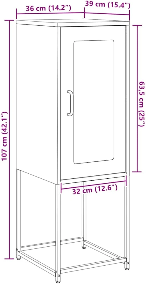 indauja alyvuogių žalia 36x39x107 cm šaltai valcuotas plienas