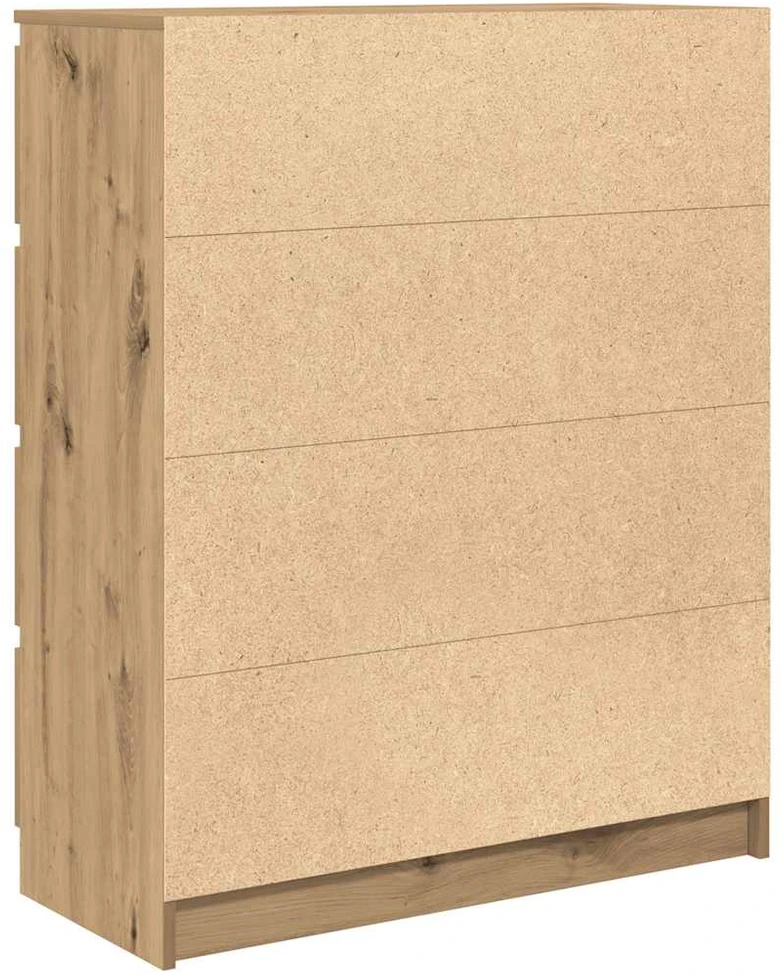 indauja Artisan ąžuolas 80x35x99 cm inžinerinė mediena