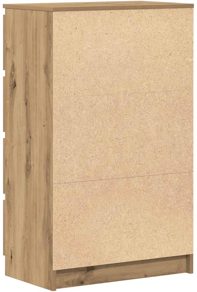 Indauja, ąžuolo spalvos, 60x35x98,5 cm, inžinerinė mediena