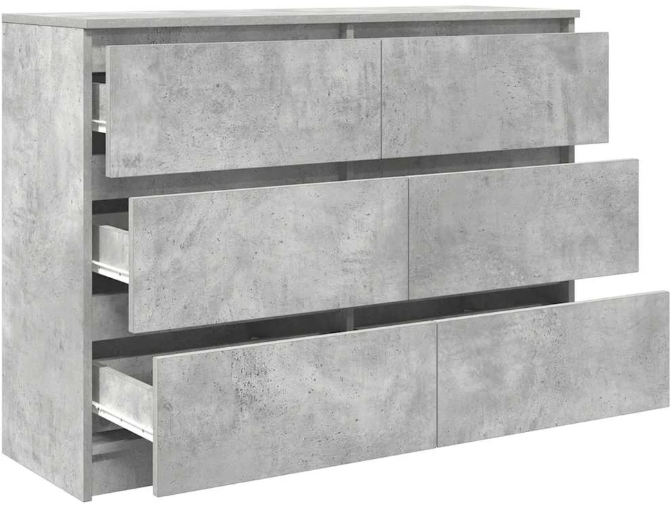 indauja Betonas Pilkas 100x35x76 cm Inžinierinė mediena