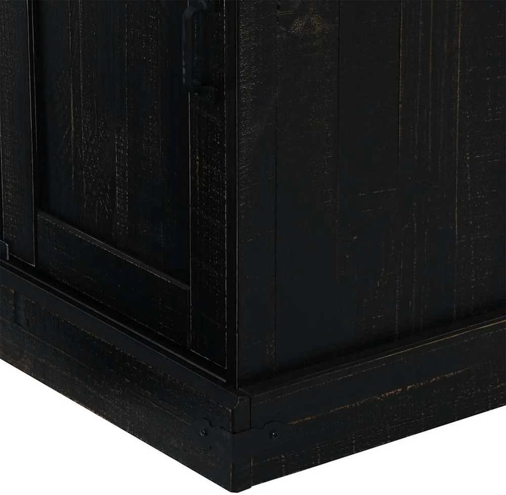 indauja HALDEN su stumdomomis durimis juoda 80x40x80 cm