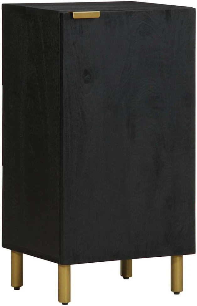 indauja juoda 40x33x75 cm inžinierinė mediena