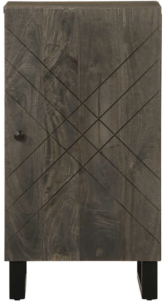 indauja juoda 40x33x75 cm Masyvo medžio mango