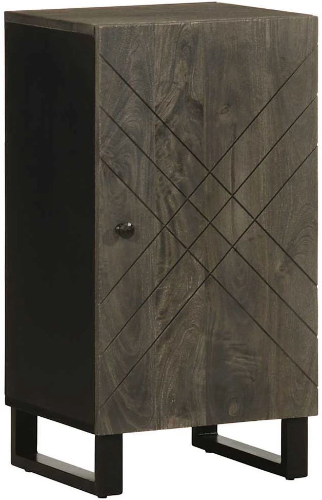 indauja juoda 40x33x75 cm Masyvo medžio mango