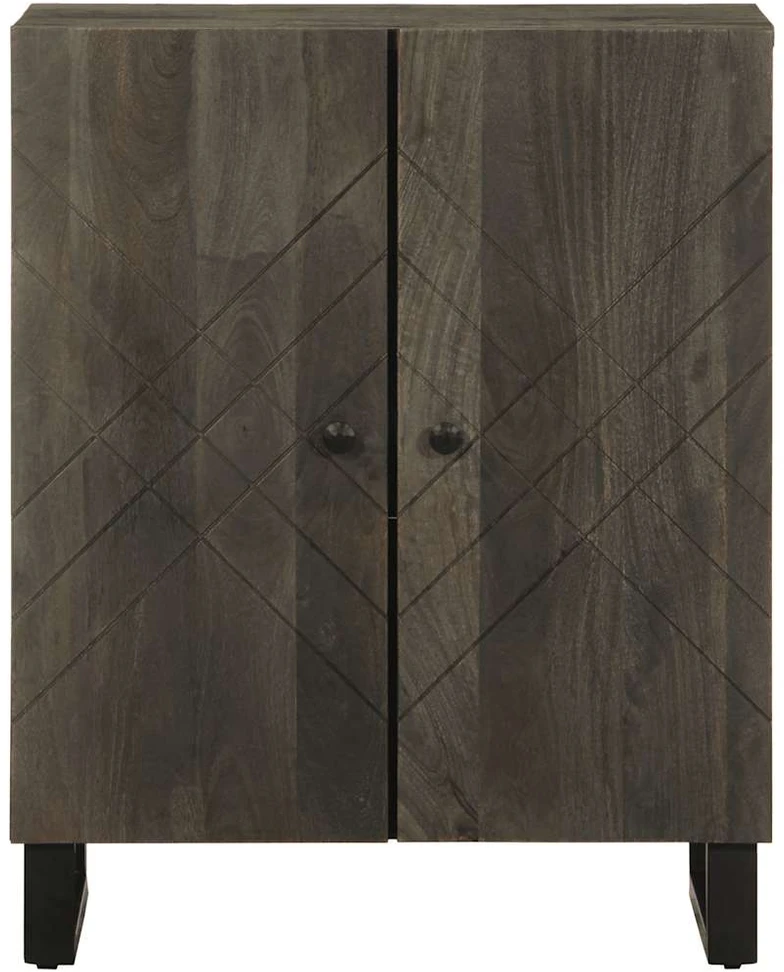 indauja juoda 60x33x75 cm masyvo mango