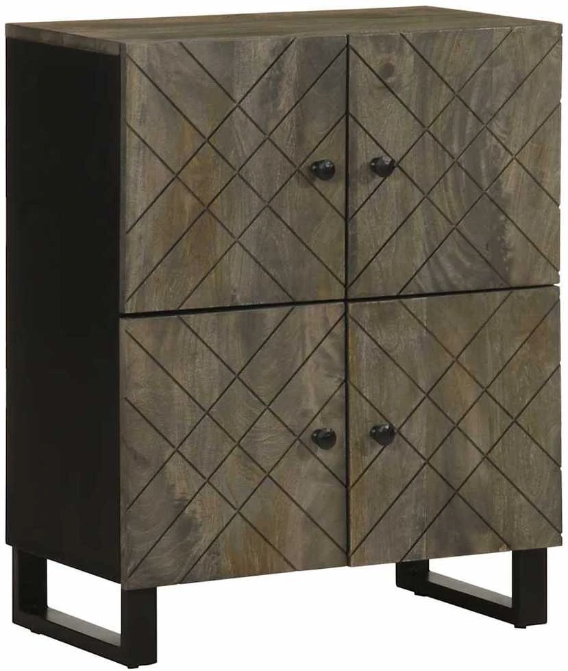 indauja juoda 60x33x75 cm masyvo mango
