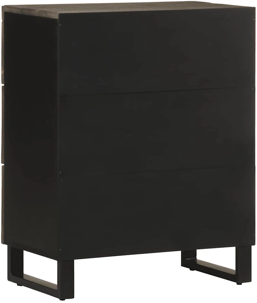 indauja juoda 60x33x75 cm masyvo mango