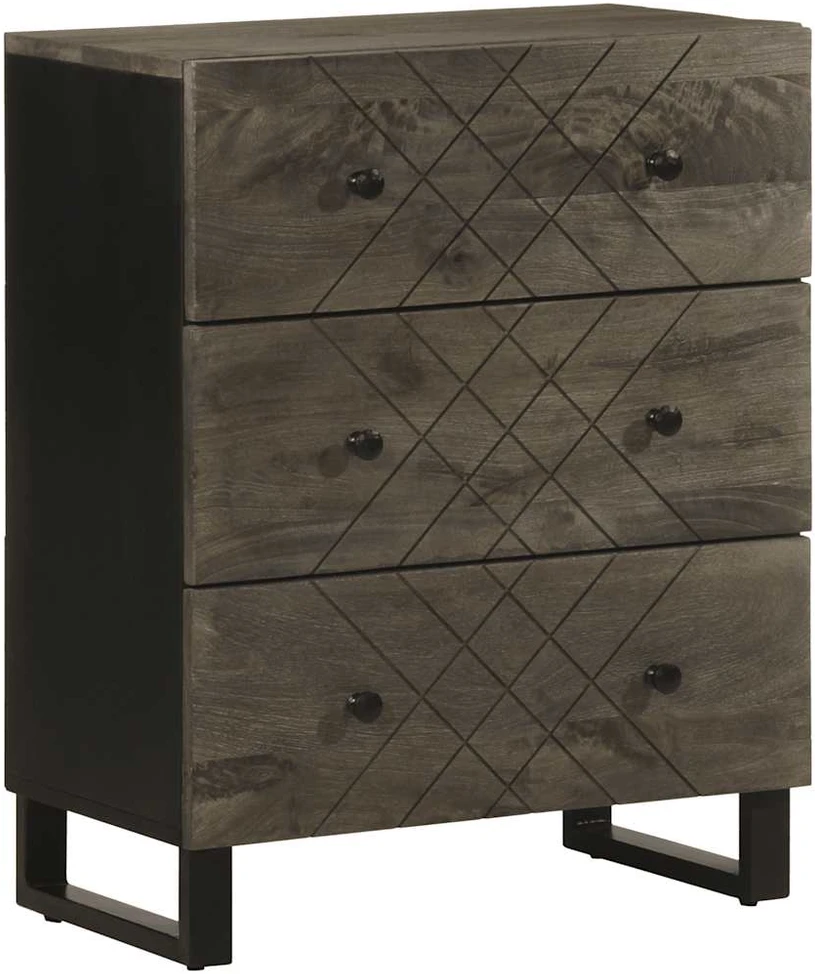 indauja juoda 60x33x75 cm masyvo mango