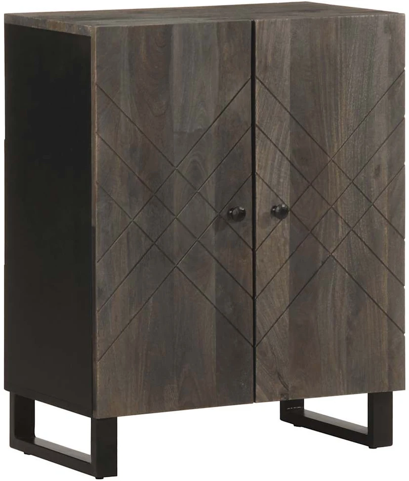 indauja juoda 60x33x75 cm masyvo mango