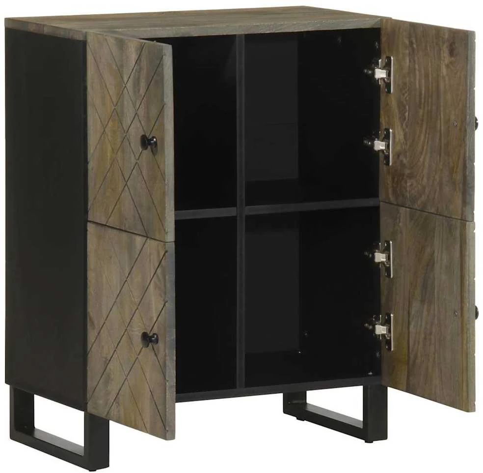 indauja juoda 60x33x75 cm masyvo mango