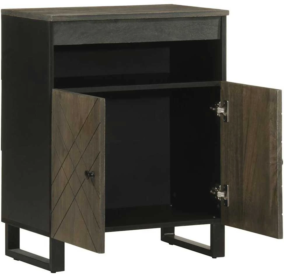 indauja juoda 60x33x75 cm masyvo mango