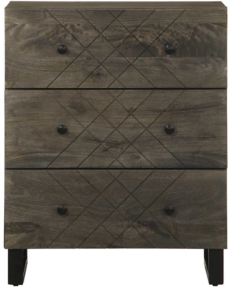 indauja juoda 60x33x75 cm masyvo mango