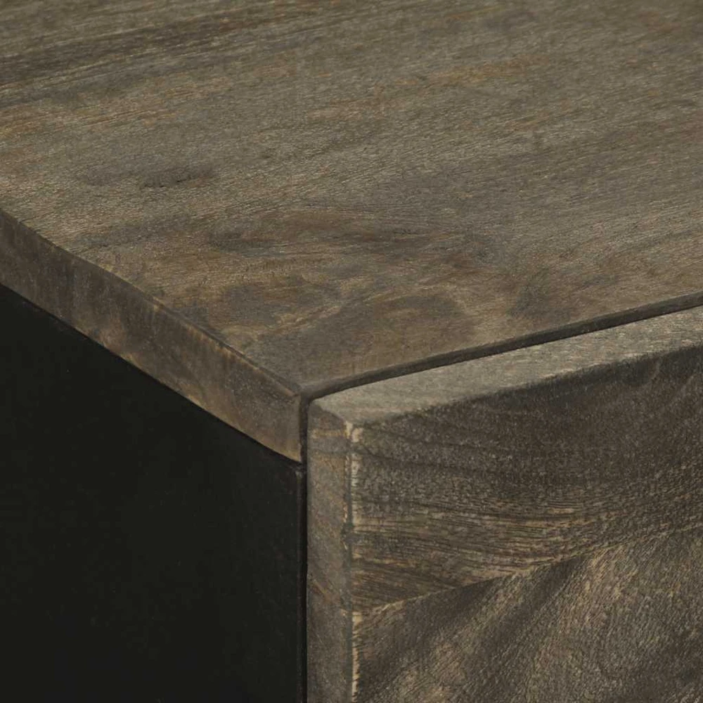 indauja juoda 60x33x75 cm masyvo mango