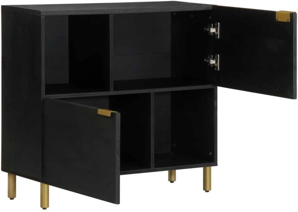 indauja juoda 80x33x75 cm inžinierinė mediena