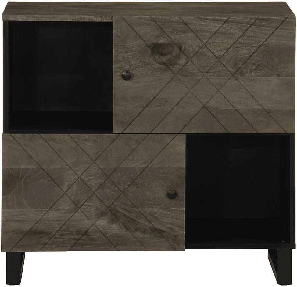indauja juoda 80x33x75 cm masyvo mango