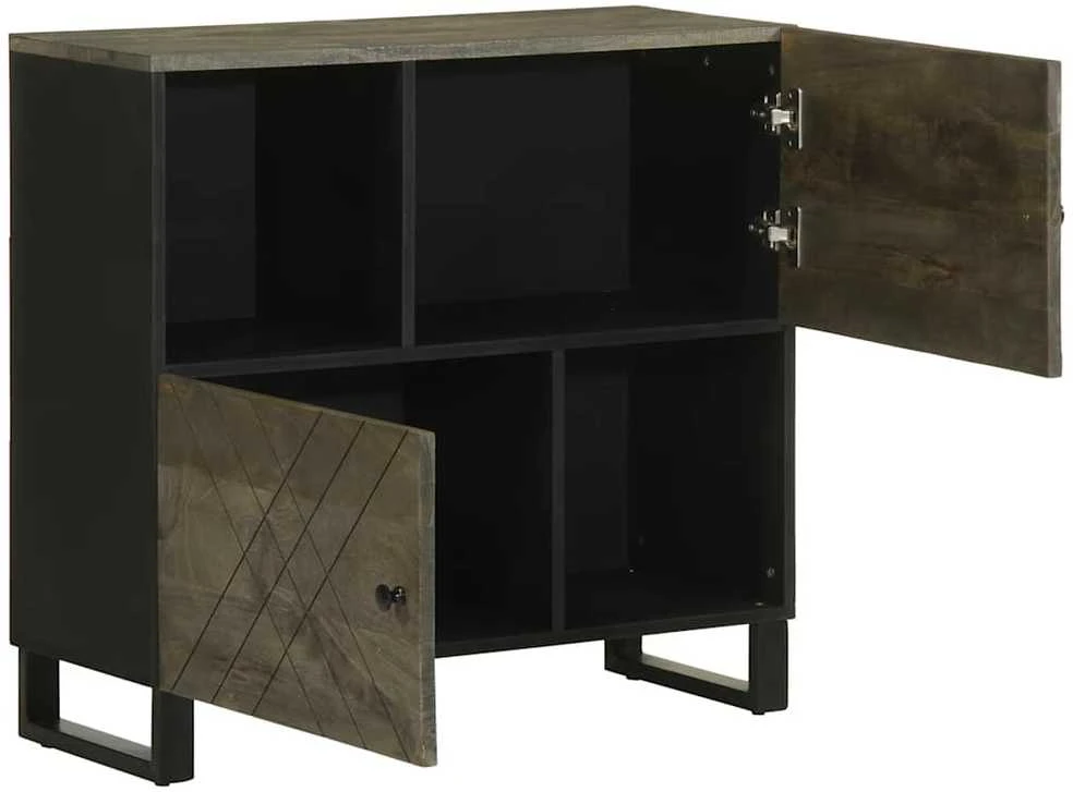 indauja juoda 80x33x75 cm masyvo mango