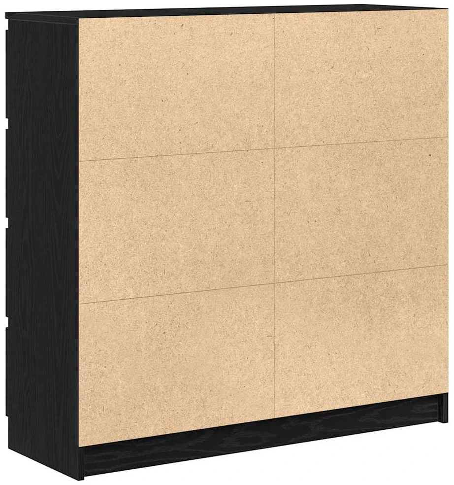 indauja juodas ąžuolas 100x35x99 cm apdirbta mediena