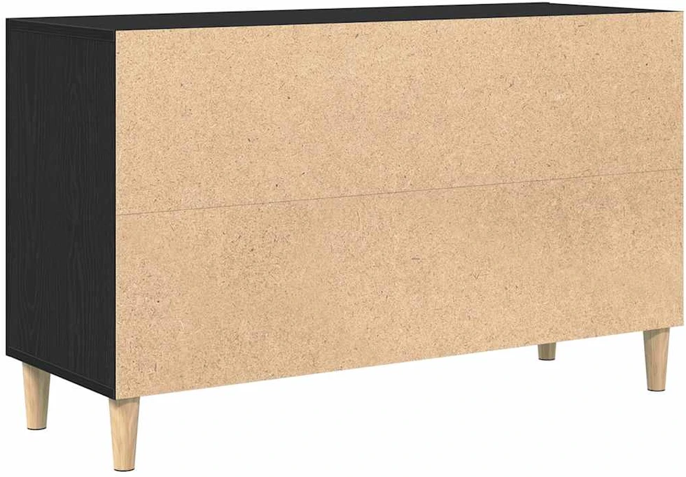 Indauja, juodo ąžuolo spalvos, 100x36x60cm, inžinerinė mediena