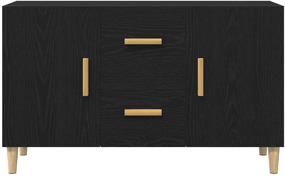 Indauja, juodo ąžuolo spalvos, 100x36x60cm, inžinerinė mediena