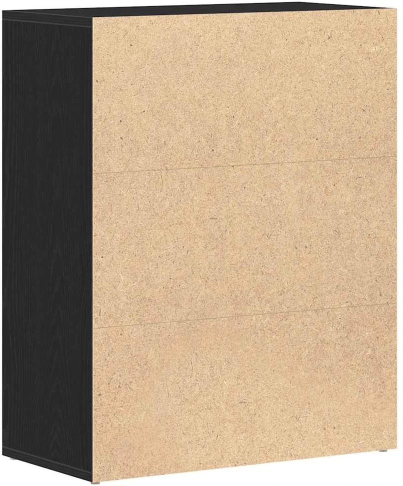 Indauja, juodo ąžuolo spalvos, 60x30x75 cm, inžinerinė mediena