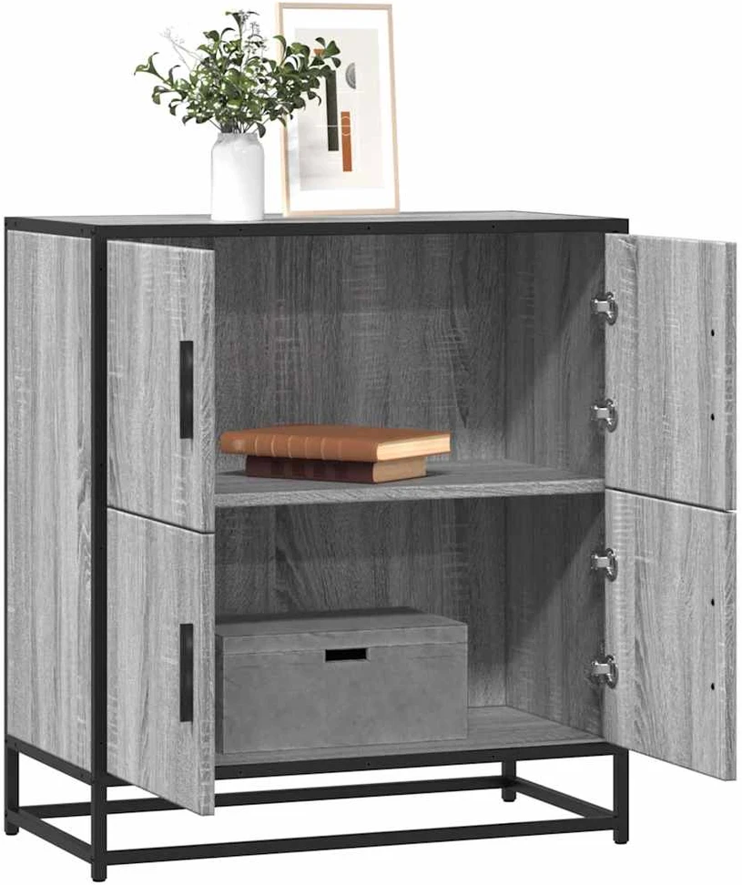 indauja Pilka Sonoma 68x35x76 cm Inžinierinė mediena