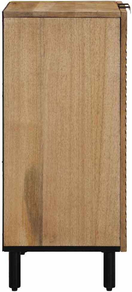 indauja Ruda 60x33x75 cm Masyvo medžio mango
