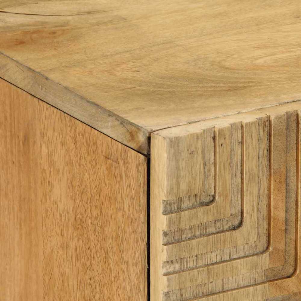 indauja Ruda 90x33x75 cm Masyvo medžio mango
